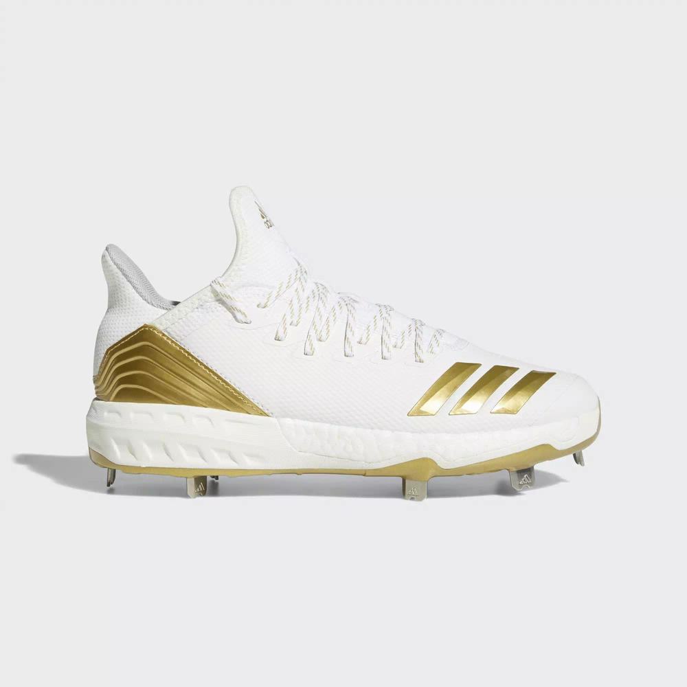Adidas Boost Icon 4 Spikes De Beisbol Blancos Para Hombre (MX-55130)
